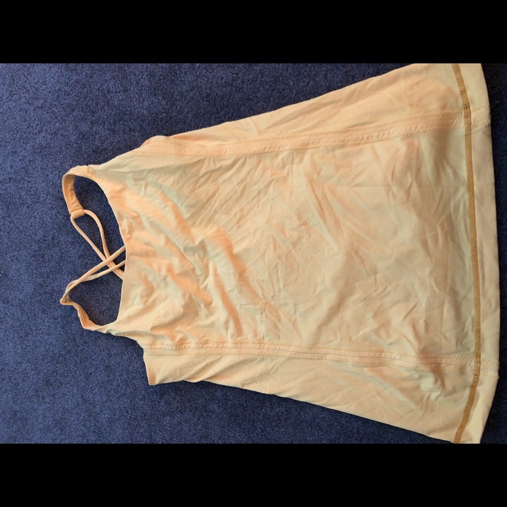Lululemon yellow tank size 8